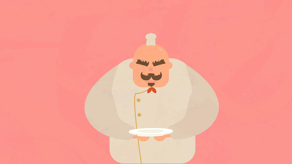 Angry cook