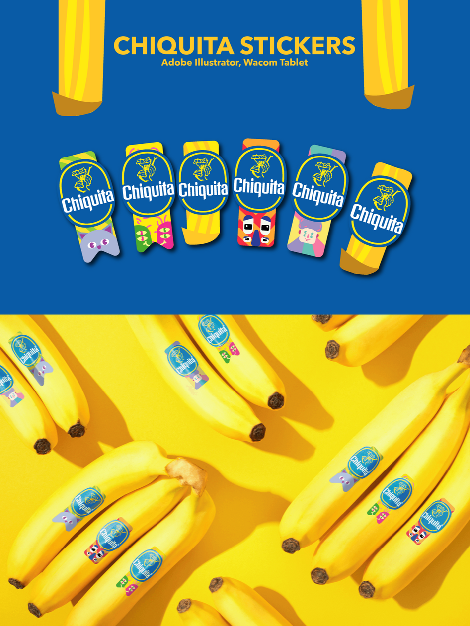 Chiquita stickers